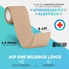 Health Press Selbstklebender Verband - 8x Pflaster Rolle (5,0cm x