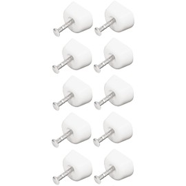 cyclingcolors 10 x Shelf Supports with Nails Glass Shelf Support Plastic Shelf Support Round Shelf Bracket Shelf Support Shelf Pins Furniture Accessories