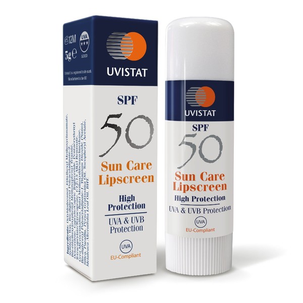 Uvistat Medicated Sun Protection Lipscreen SPF50 5 g