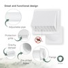 Vent Systems 4'' Inch Plastic Adjustable Through Wall Ventilation Kit