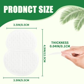 Disposable Underarm Sweat Pads 60 Count - Adhesive Armpit Guards for Women & Men, Invisible Sweatproof Liners for Shirts, Dresses, Workouts