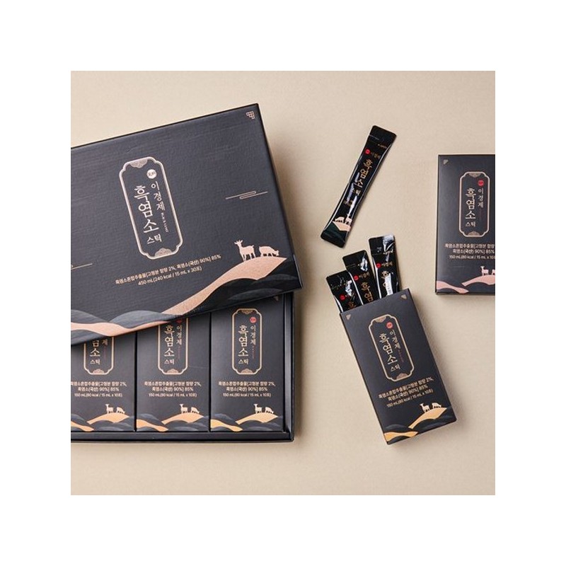 이경제 흑염소 스틱 1박스(15ml*30포) Ijeonggye Black Goat Stick 1 Box