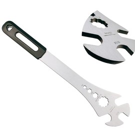 Bicycle Pedal Wrench, 6-in-1 Multi-Tool, 9/16 in, 10 mm/8 mm/6 mm Hexagon Holes, Long Handle