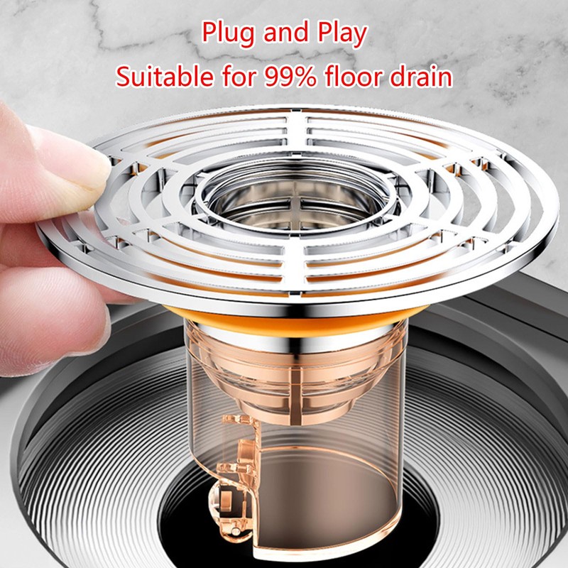Anti-Odor Floor Drain Effective Bathroom Drain Deodorizer Floor Drain Strainer