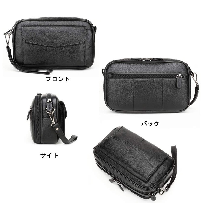 Meigardass Clutch Bag, Men's, Second Bag, Genuine Leather, Popular, Clutch