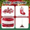 Leitee - Juego de 24 adornos de Navidad, decoraciones para