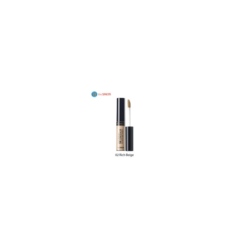 THE SAEM Cover Perfection Tip Concealer 6.5g SPF28/PA++, Shade:02 Rich