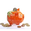 by-Bers Wannabe Piggy Bank Money Box Handmade Ceramic Strawberry, Zebra,