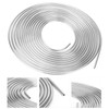 25ft Brake Line Tubing Copper Nickel Plated 3/16in OD Coil