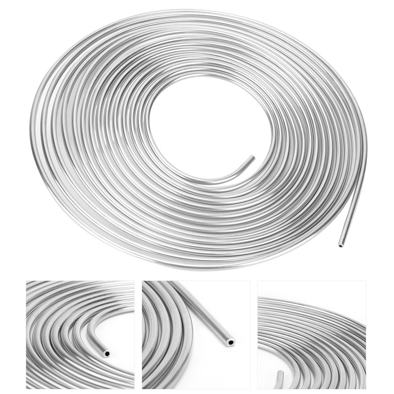 25ft Brake Line Tubing Copper Nickel Plated 3/16in OD Coil