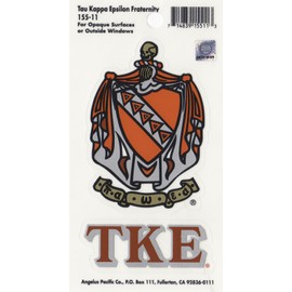 Tau Kappa Epsilon Fraternity Crest Sticker