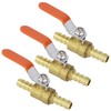 Ball Valve with Hose Nozzles, Barb Shut-off Ball Valve, 2