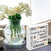 Spring Decor, Spring Quote Wooden Block Sign, Spring Decorations, Spring