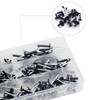 BESTYCHAO Pop Rivets, 120pcs 5 Sizes Large Flange Aluminum Blind