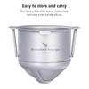 Boundless Voyage Titanium Coffee Drip Filter Reusable Pour-Over Coffee Filters