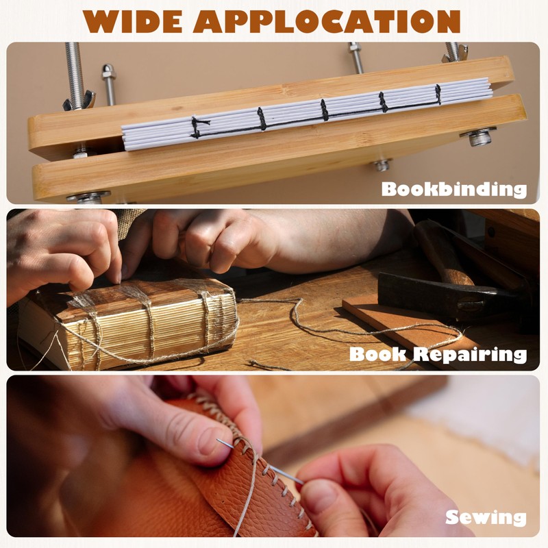 Book Binding Materials, Book Binding Tools with Plastic Bone Folder,