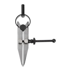 sourcing map Spring Joint Caliper 3 inch / 75mm Adjustable Spring Divider Caliper with Solid Nut for Metalworking Geometry Drawing Woodworking, Flat Leg