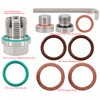 Dsnaduo M16.1-1.5 x 15mm Oversize Oil Drain Plug, Stainless Steel