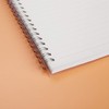 IBLUELOVER 2pcs A5 Spiral Bound Notebook Transparent Hardcover Lined/Blank Daily