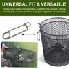 Minnow Trap Clips, Stainless Steel Live Bait Trap Lock Fasteners