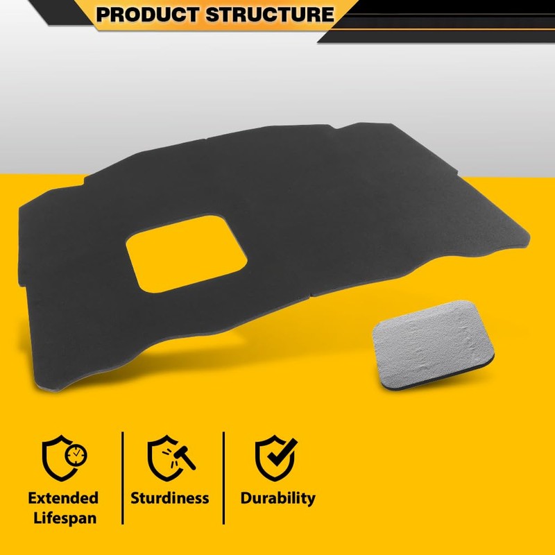 Hood Insulation Pad Compatible with Benz W124 E Class 1990-1995,300CE