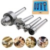 AIMALL 4PCS Wood Lathe Centre Set with MT1 Taper, Drive