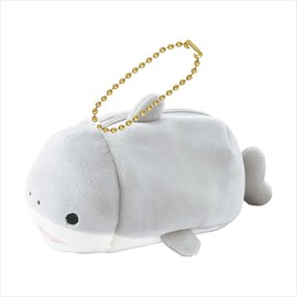 Libuhahato 88052-72 Rollopetit Series Aquamier Shark Pouch (Total Length Approx. 5.5 inches (14 cm)) Fluffy Accessory Box