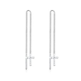 Elli Women's 925 Sterling Silver Xilion Cut Earring