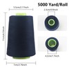FOGAWA 4 Rolls x 5000 Yards Sewing Thread Polyester Sewing
