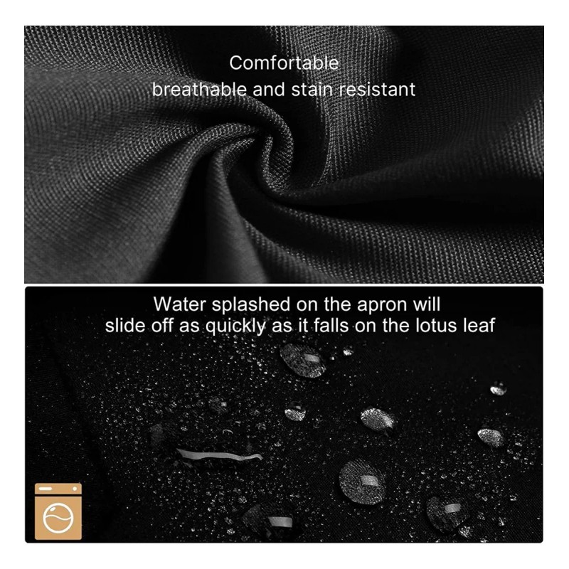 Mandil Delantal Cocina Chef Delantal Multiusos Ajustable