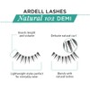 Ardell Natural Lashes 102 Demi Black – Lightweight, Reusable Fake