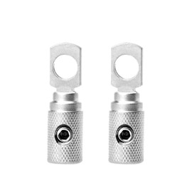 Conext Link RT8N-2 Set Screw Ring Terminal 2 Pack (8 Gauge, Nickel)