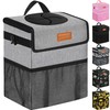 ELONGRIVER Car Trash Can Bin for Back Seat Leak Proof,