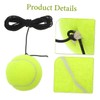 KOMBIUDA Beginner Tennis Practice Ball String Set 2pcs Elastic Rope