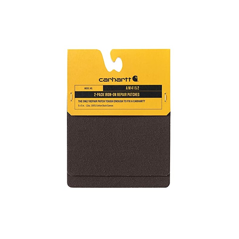 Carhartt Iron-On Repair Patch - One Size - Dark Brown