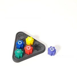 Korean Folk Play Set, Gonggonggi, Stone Picking Up Game, Konggi, For Kids, Hand and Eye Coordination Game, Indoor Game, Educational Toy (Base Set)