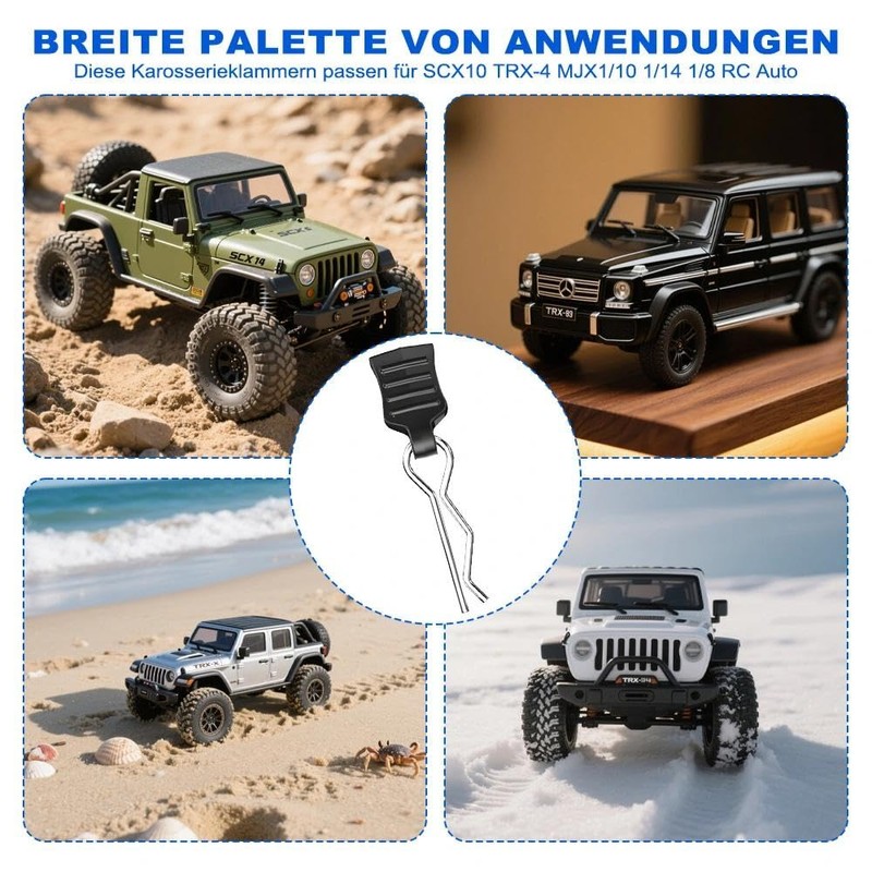 24 Stück Karosserie Clips RC Karosserie Shell Pins Ersatzteile für