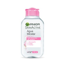 Garnier Active Agua Micelar Desmaquillante para Todo Tipo de Piel - 100 ml                                                                            