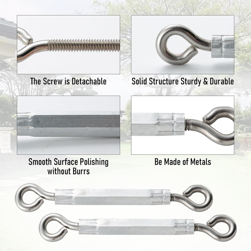 HOME MASTER HARDWARE Eye & Eye Turnbuckles for Cables Wire,Adjustable