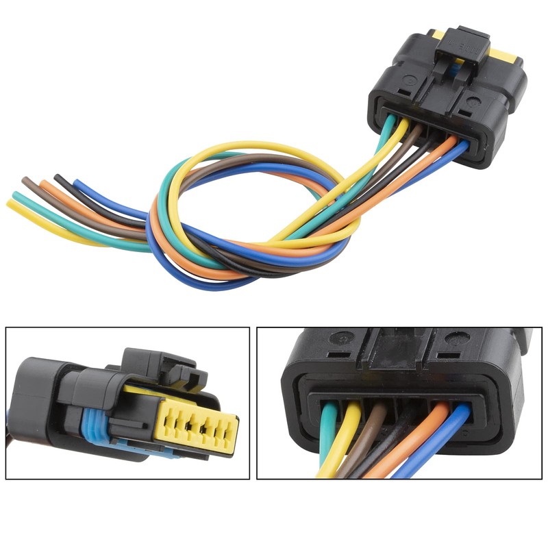 FanPaYY Taillight Wiring Harness Repair Kit 6 Pin Wiring Harness