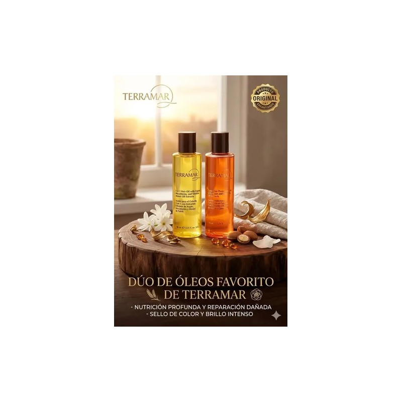 Aceite Para El Cabello Terramar 3 En 1 Y Aceite