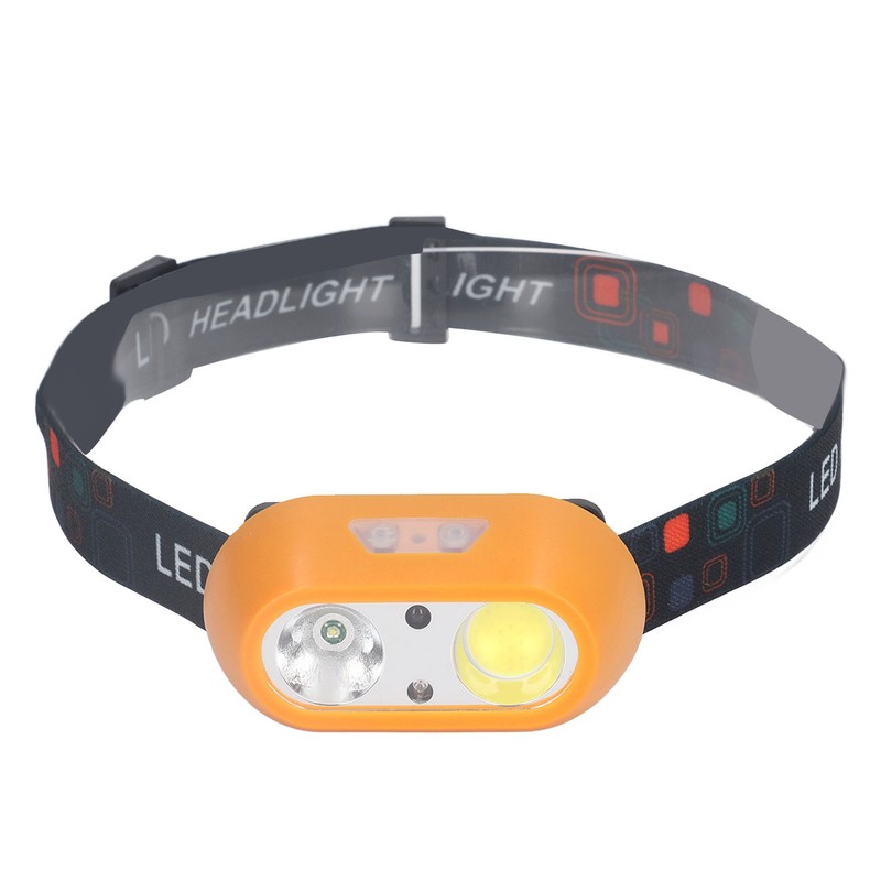 LED Headlamp USB Rechargeable 300lm High Bright COB XPE 6