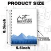 Lhbfsaz Faith Can Move Mountains, Funny Blank Spiral Notebook, Christian