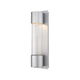 Z-Lite 575S-SL-LED 1 Light Outdoor Wall Sconce, Silver