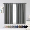 WelvetBLK Light Grey Room Darkening Curtains for Bedroom Living Room