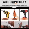 Teursa 5pcs Set Magnetic Positioning Screwdriver Bits Drywall Screw Setter
