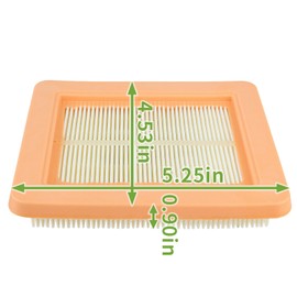 partszen 17211-Z8B-901 Air Filter Fit for Husqvarna HU800AWDH lcc221rw for GCV160LAO GCV190LA GCV160LA GCV190LA engines HRX217 HRR216K10PKAA HRR216K10VKAA HU800AWD Lawn Mower 2 Pack