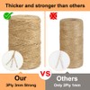 Vivifying 328 Feet Jute Twine, 3mm Jute Twine String for