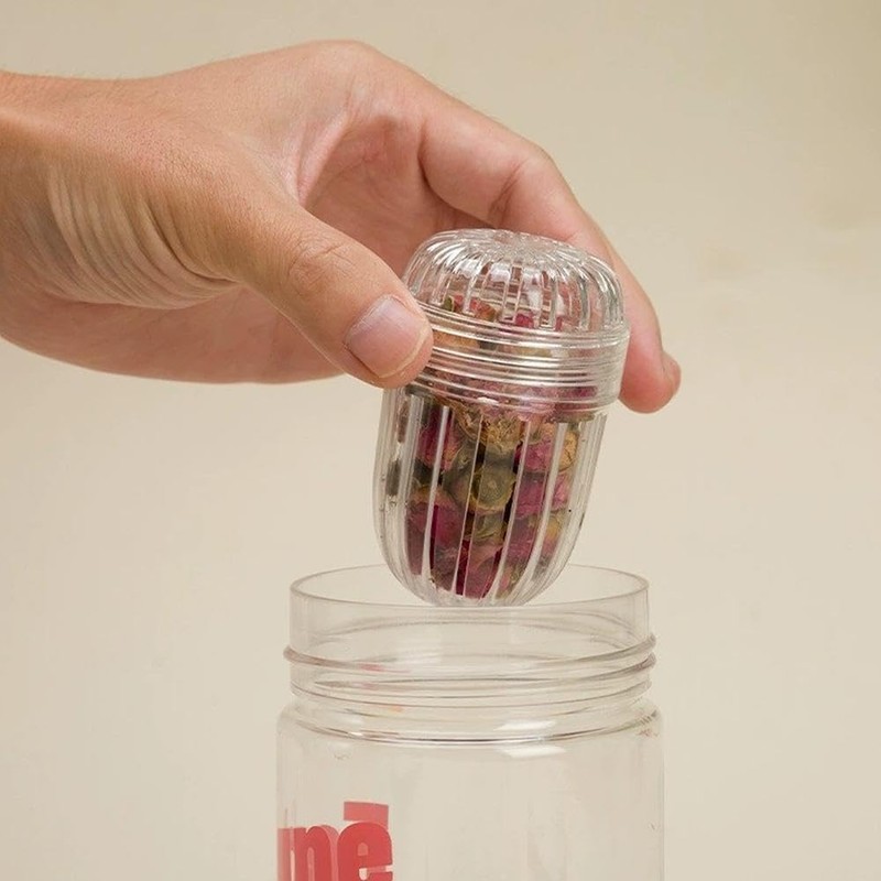 Tea Infuser Ball Strainer, Clear Tea Infuser Ball,Plastic Mesh Tea