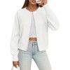 Saodimallsu Womens Fall Open Front Cardigan Sweaters Pearl Long Sleeve